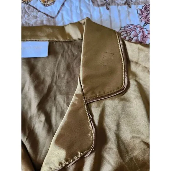 Taylor Swift Fearless Gold Taylor's Version Satin Women's Pajamas Top Size L - Picture 11 of 12